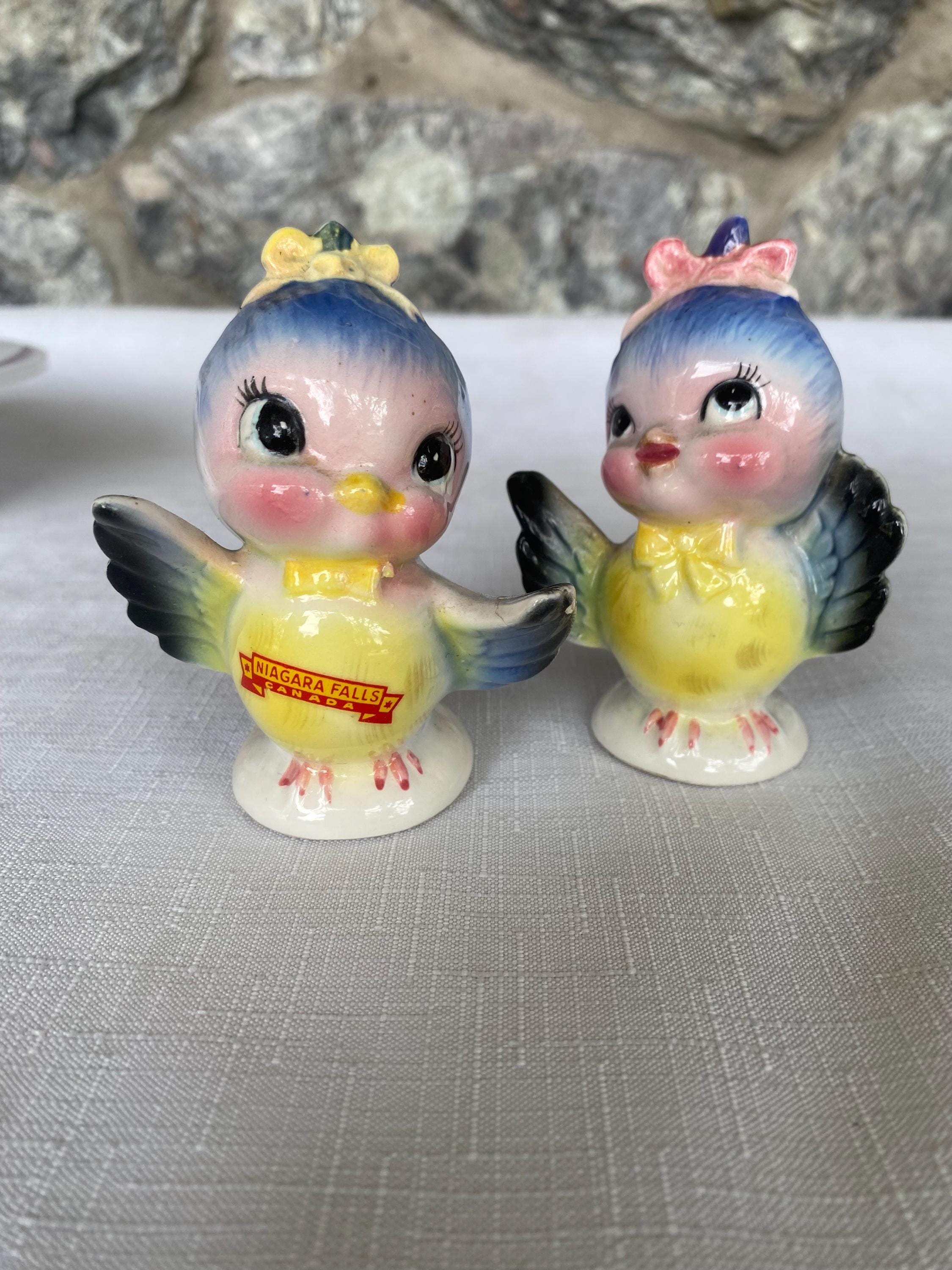 Lefton Bluebird Salt and Pepper Shaker - Etsy