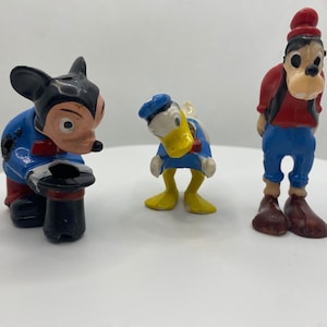 Vintage Disney Plastic Nodders Goofy, Mickey Mouse and Donald Duck SOLD SEPARATELY