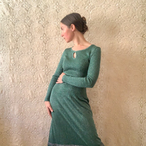 Vintage Lurex Dress Etsy