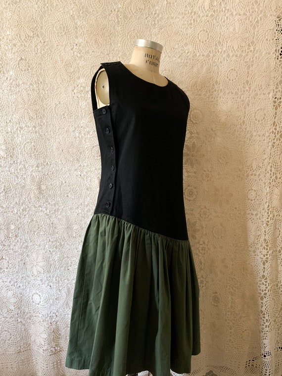 YSL Rive Gauche Asymmetrical Dress / Size Medium L