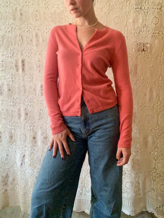 Cupid Pink Cashmere Cardigan