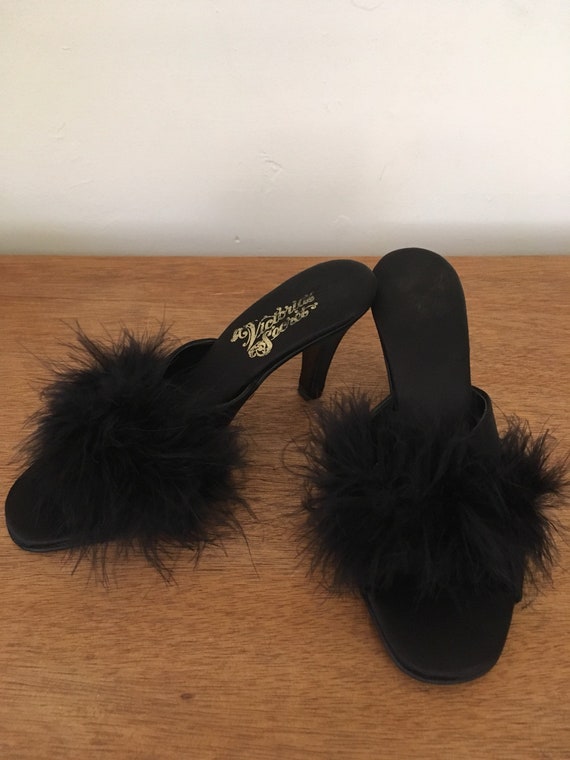 Victoria S Secret Marabou Mules
