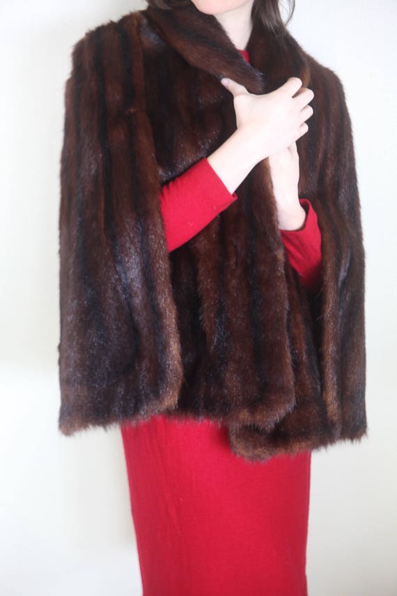Fur and Silk Cape