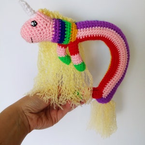 Lady Rainicorn Adventure Time homemade crocheted toy