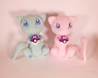 Shiny Mew Plush Etsy Shiny Mew Plush Etsy
