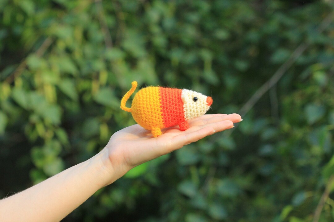 Science Candy Corn Rat From Adventure Time Crochet Toy Etsy