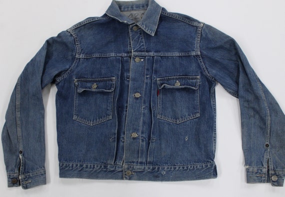 Vintage Levi's Denim Jacket. Type 2. Big E. Two Po