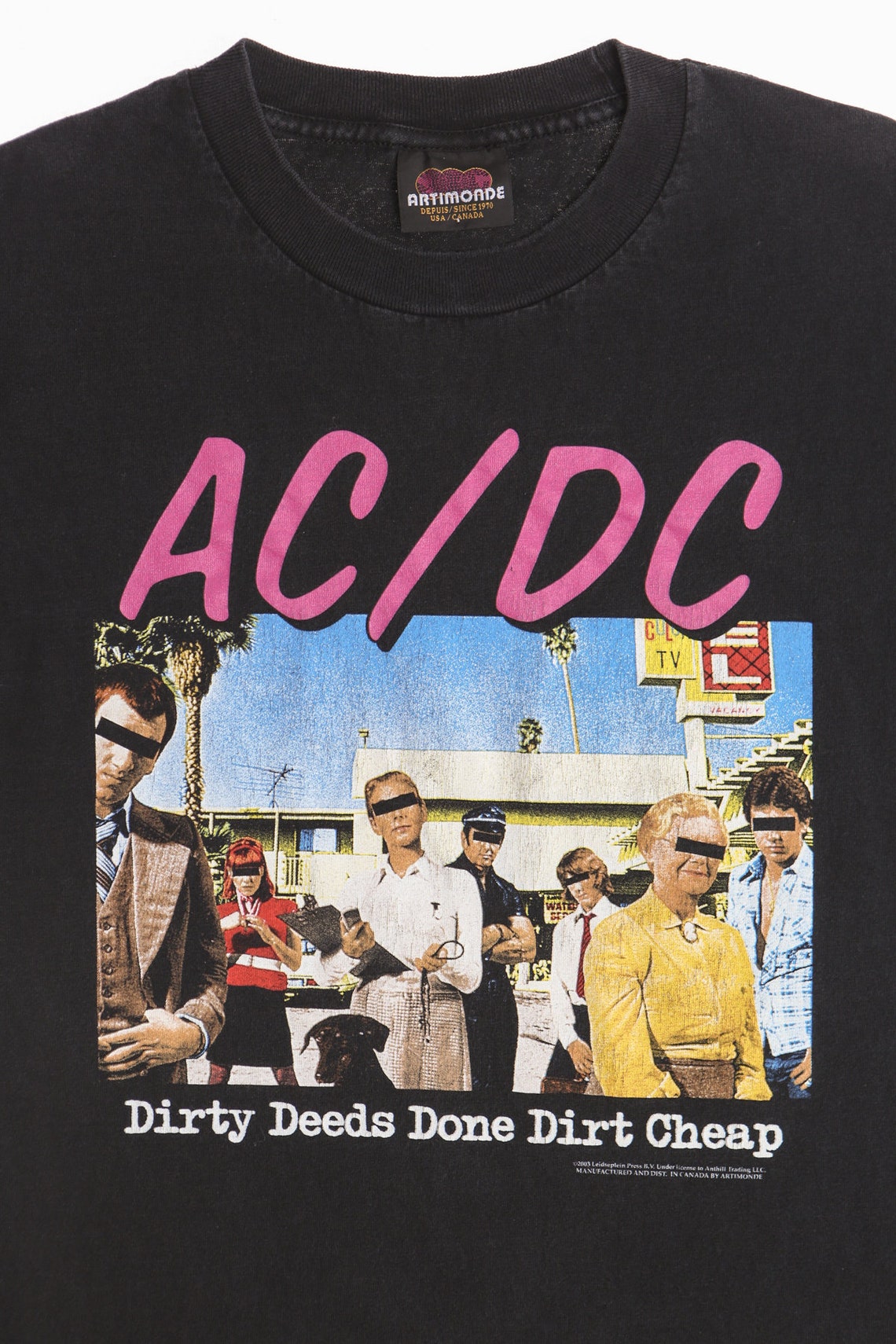 AC/DC Dirty Deeds Done Dirt Cheap Graphic Tshirt Etsy