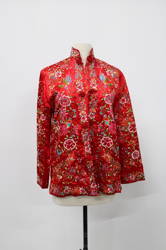Women Cheongsam Embroidered Jacket / Chinese Embro