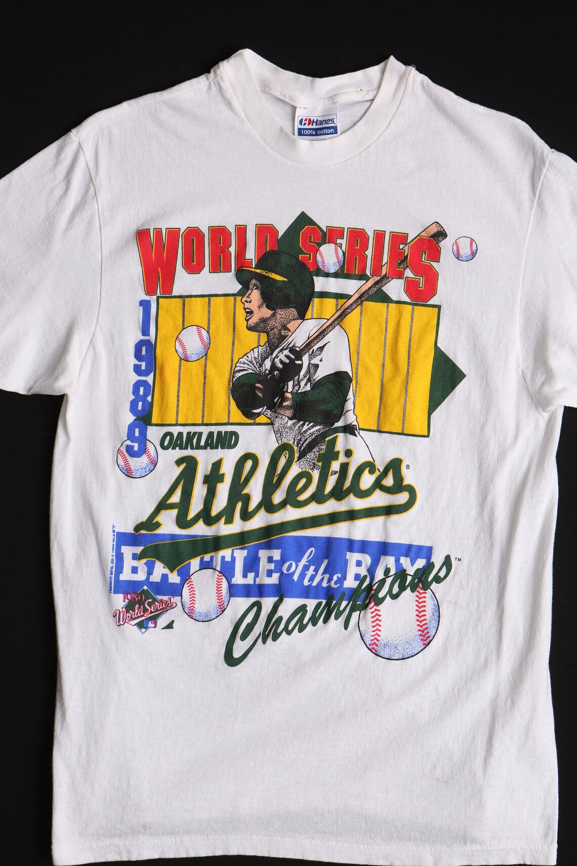 Vintage Baseball T-shirt/ World Series / Oakland Athletics / | Etsy