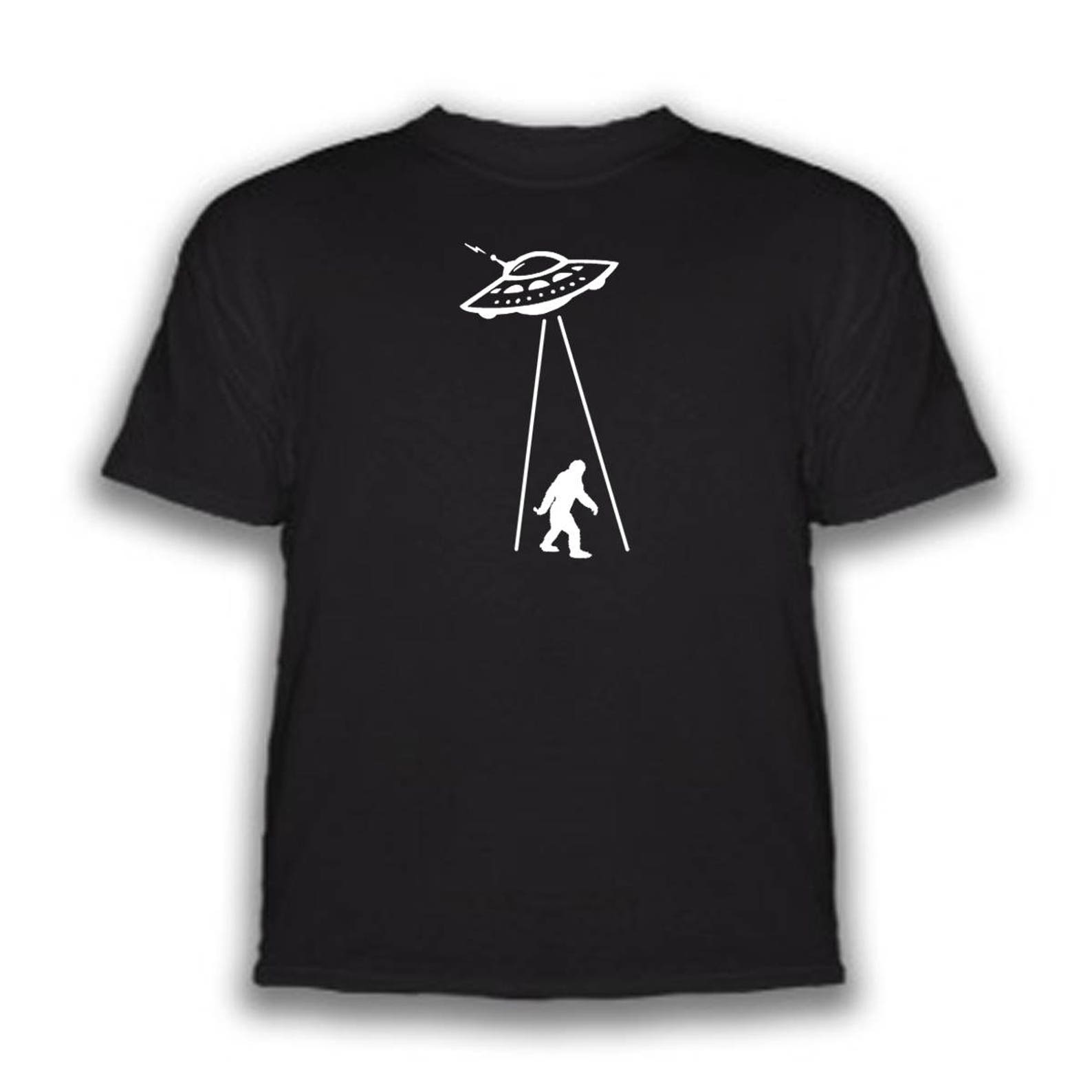 Sasquatch Alien Abduction Unisex Adult T-Shirt Choice of | Etsy