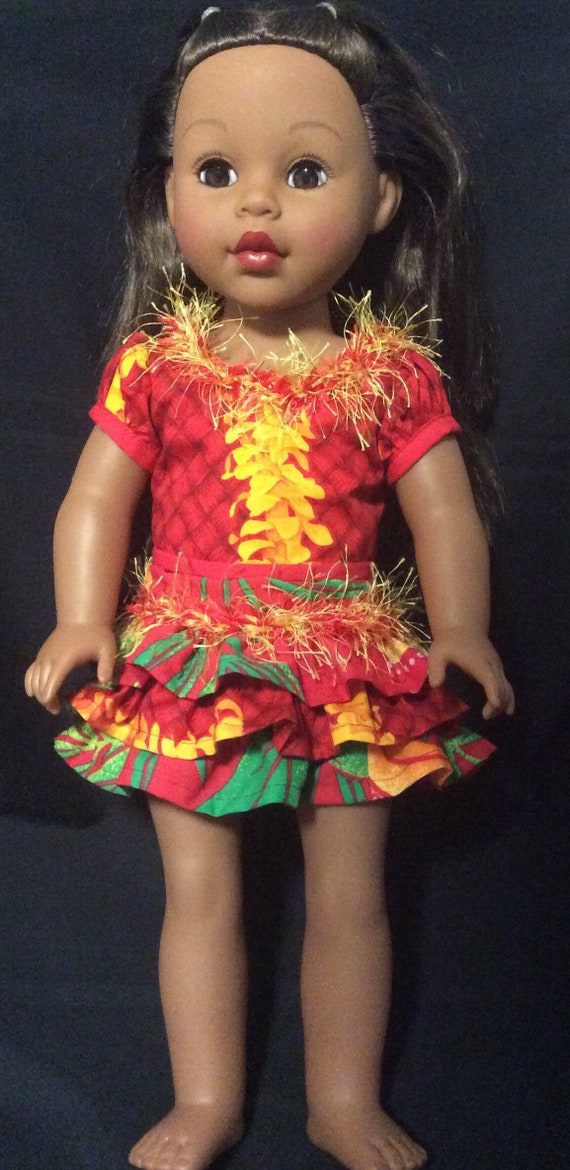 two piece hawaiian outfit
