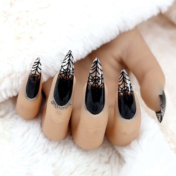 Goth Nails - Etsy UK