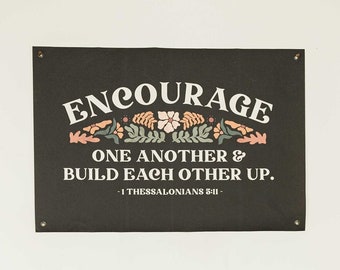 Encourage One Another | Canvas Banner