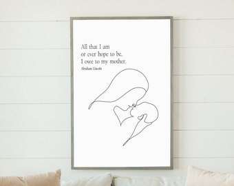 All That I Am Wooden Wall Art Sign