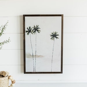 Palmeras Wooden Wall Art Sign