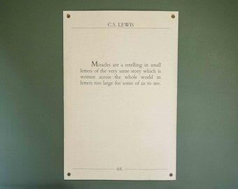 Miracles Book Page | Canvas Banner