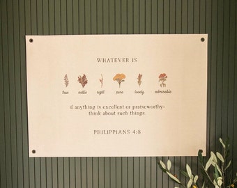 Whatever Is | Canvas Banner
