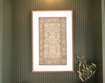 Matted Vintage Rug | Wooden Wall Art Sign