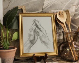 Holding Hope | Framed Canvas Art