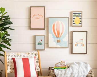 Cool Kids Club Collection | Wooden Wall Art