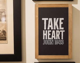 Take Heart | Wooden Wall Art