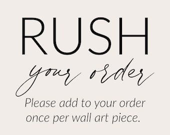 Rush Your Order