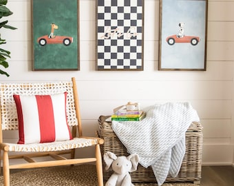 Wild Racer Collection | Wooden Wall Art