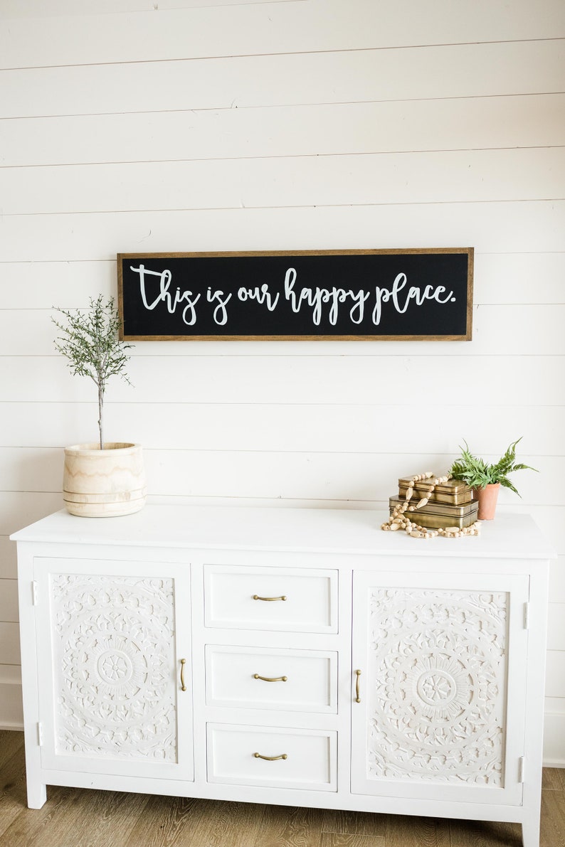 This Is Our Happy Place Wooden Wall Art Sign image 6