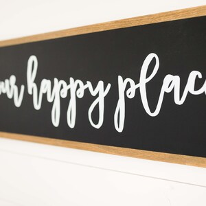 This Is Our Happy Place Wooden Wall Art Sign image 5