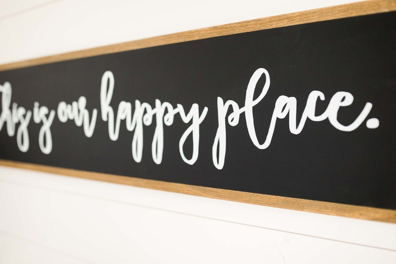 This Is Our Happy Place Wooden Wall Art Sign image 5