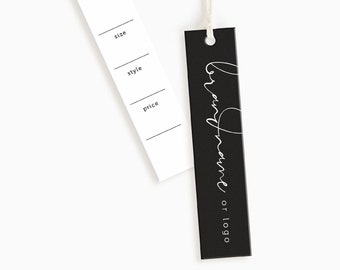 Clothing Size labels | Price Tags | Hang Tags with String | Knitting Tags