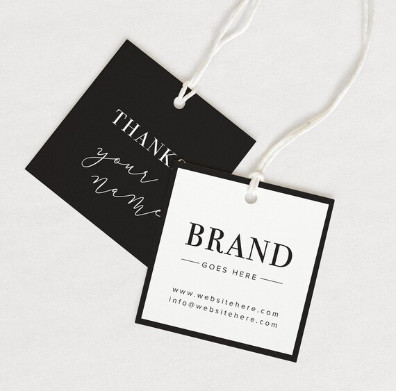 thank you tag product