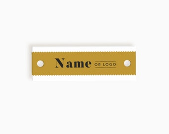 Custom sewing labels | Custom belly band | Soap Packaging | Product tag design