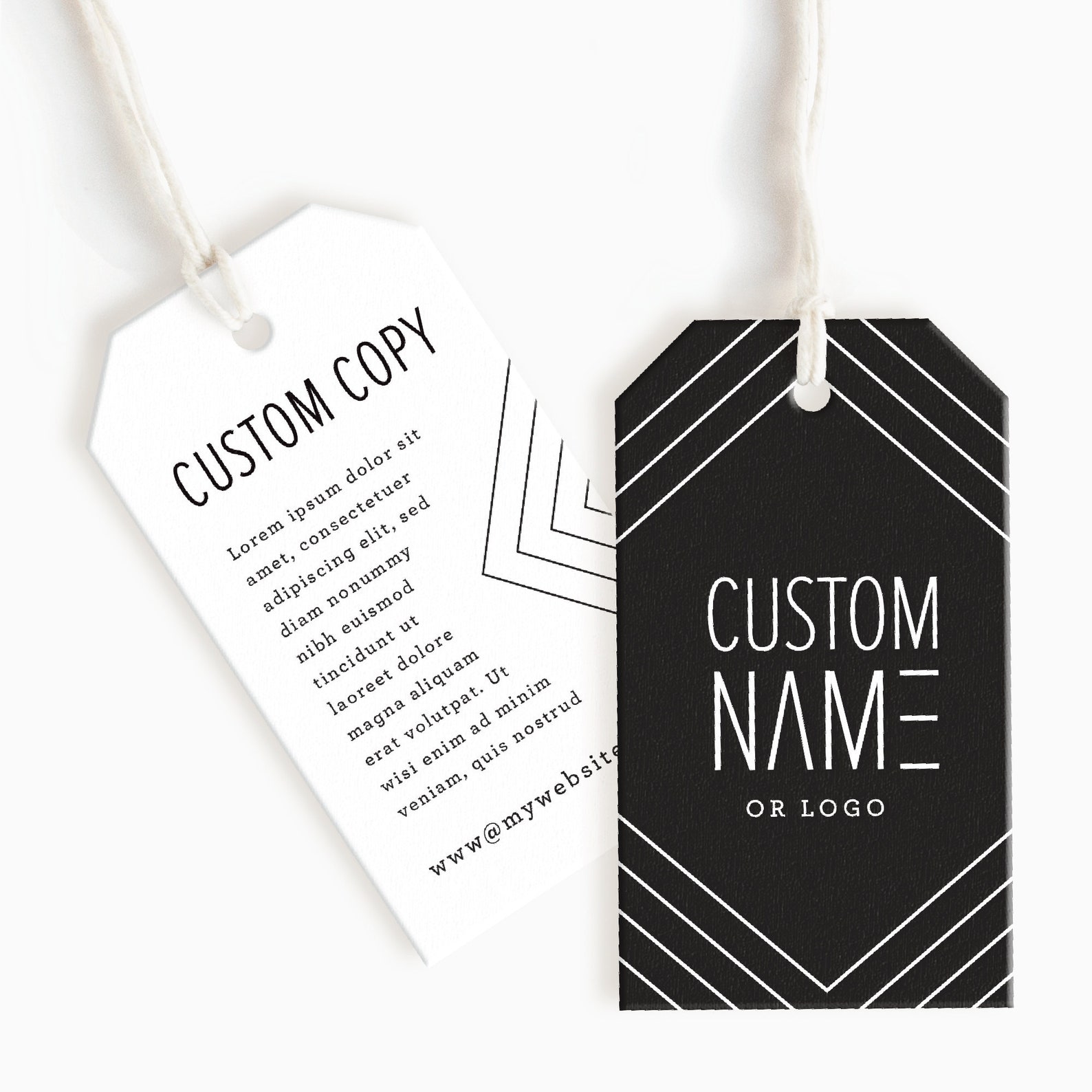 Tags swing fr Vêtements Hang Tags Personnalisés Mason Jar Etsy