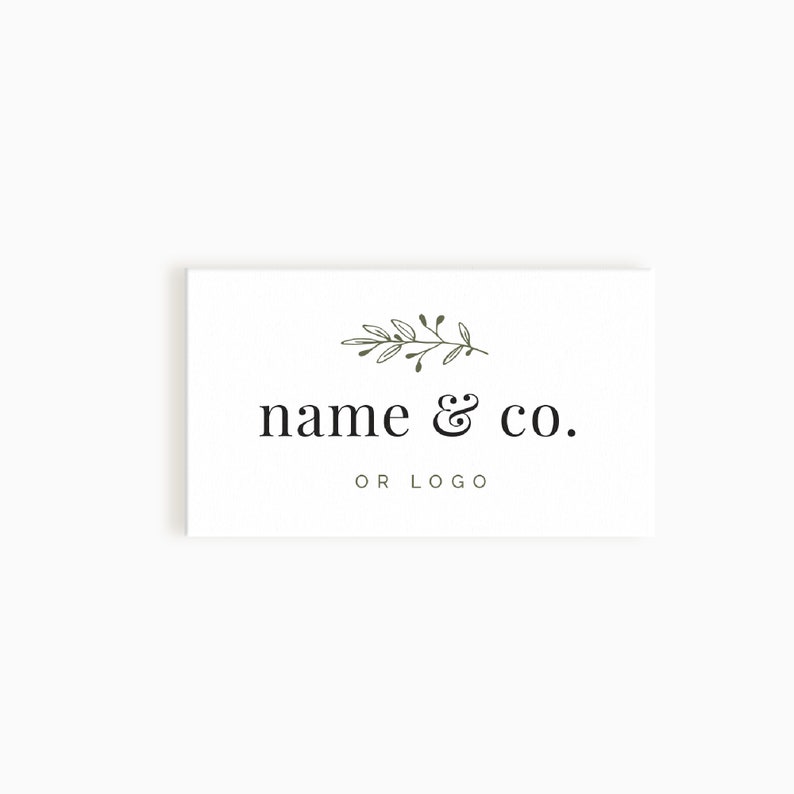 Custom Business Cards Premade business card Contact card design Floral business card image 3