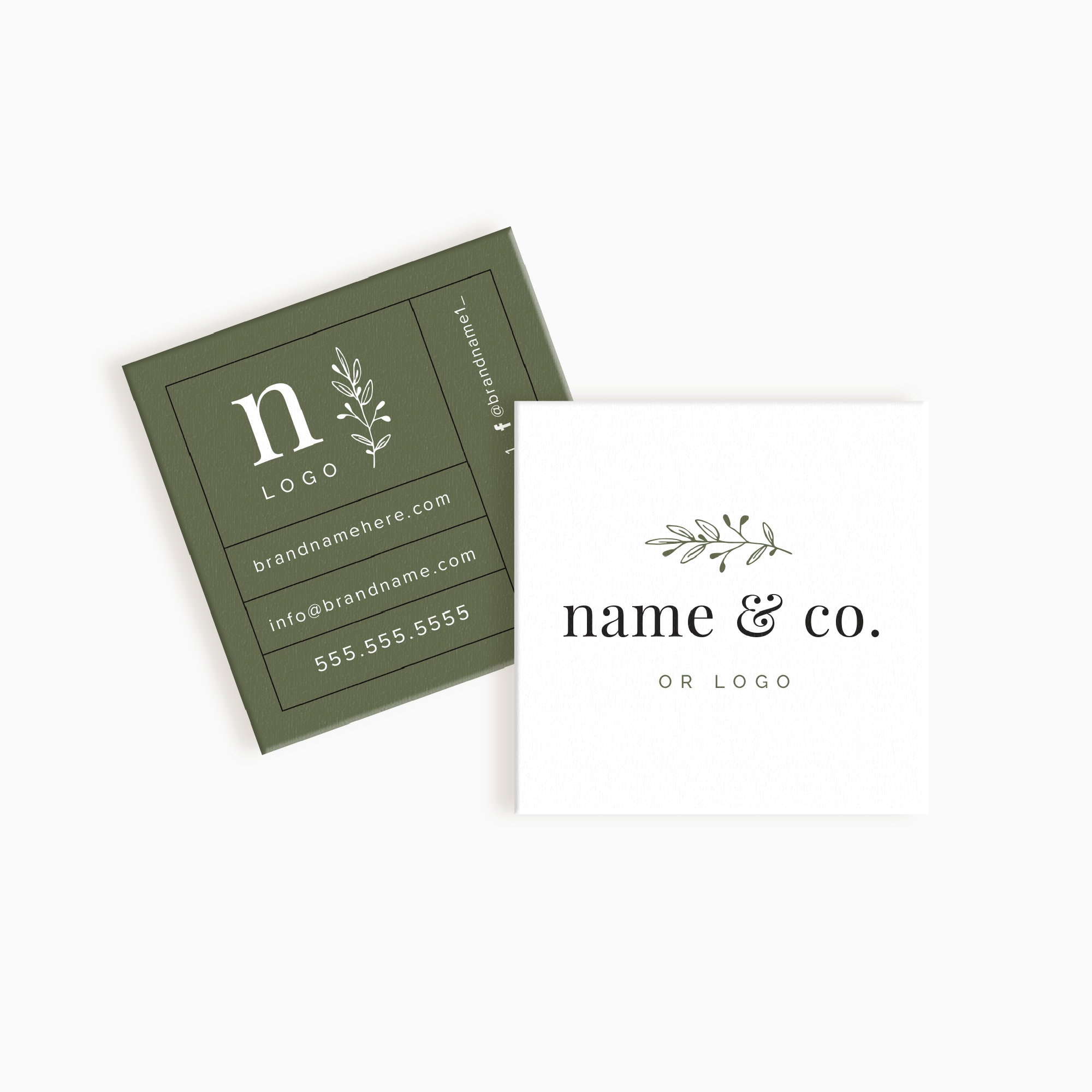 Custom Calling Card Business Card Design Floral Business Etsy