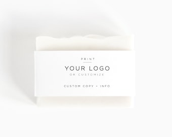 Custom Belly Band | Cosmetic Packaging | Soap Packaging | Custom Tie Sleeve