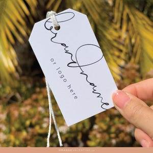 Etiquetas de ropa personalizadas / Etiquetas para ropa / Etiquetas colgantes personalizadas / Etiqueta de precio personalizada / Etiquetas colgantes personalizadas imagen 7