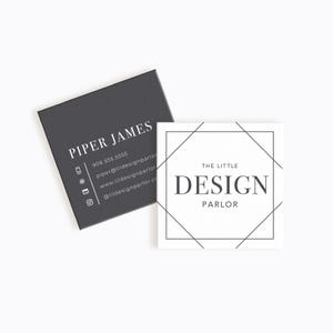Custom Business Cards | Geometric business cards | Graphic Design Services | Premade business card