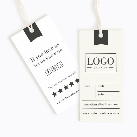 Tags for Handmade Items Clothing Size Labels Please Review Tags Care Tags 