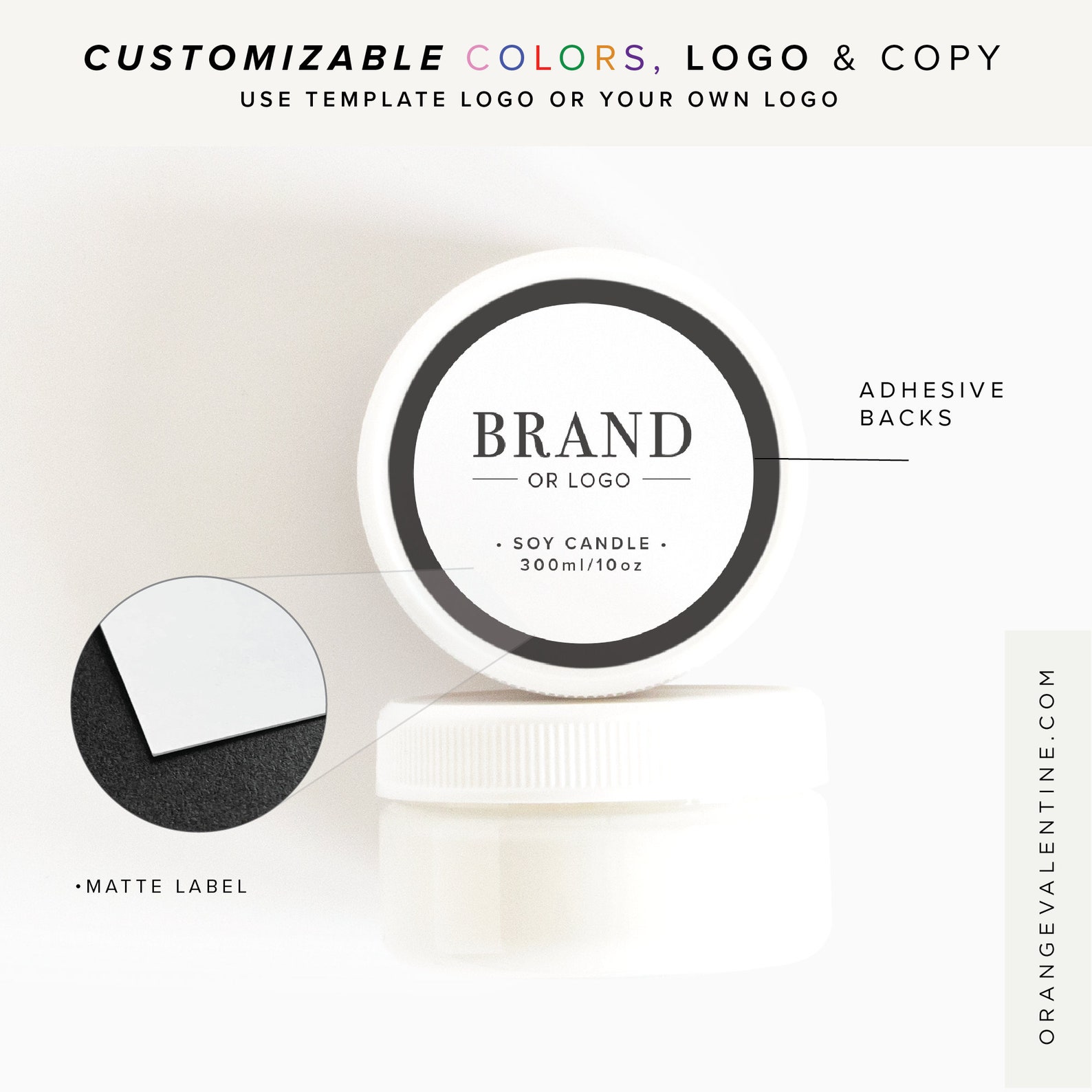 Custom Logo Stickers Custom Logo labels Custom Product | Etsy