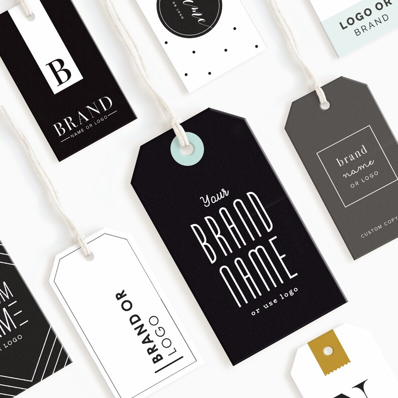 Custom Clothing Tags Custom Business Card Tag Hang Tag Etsy