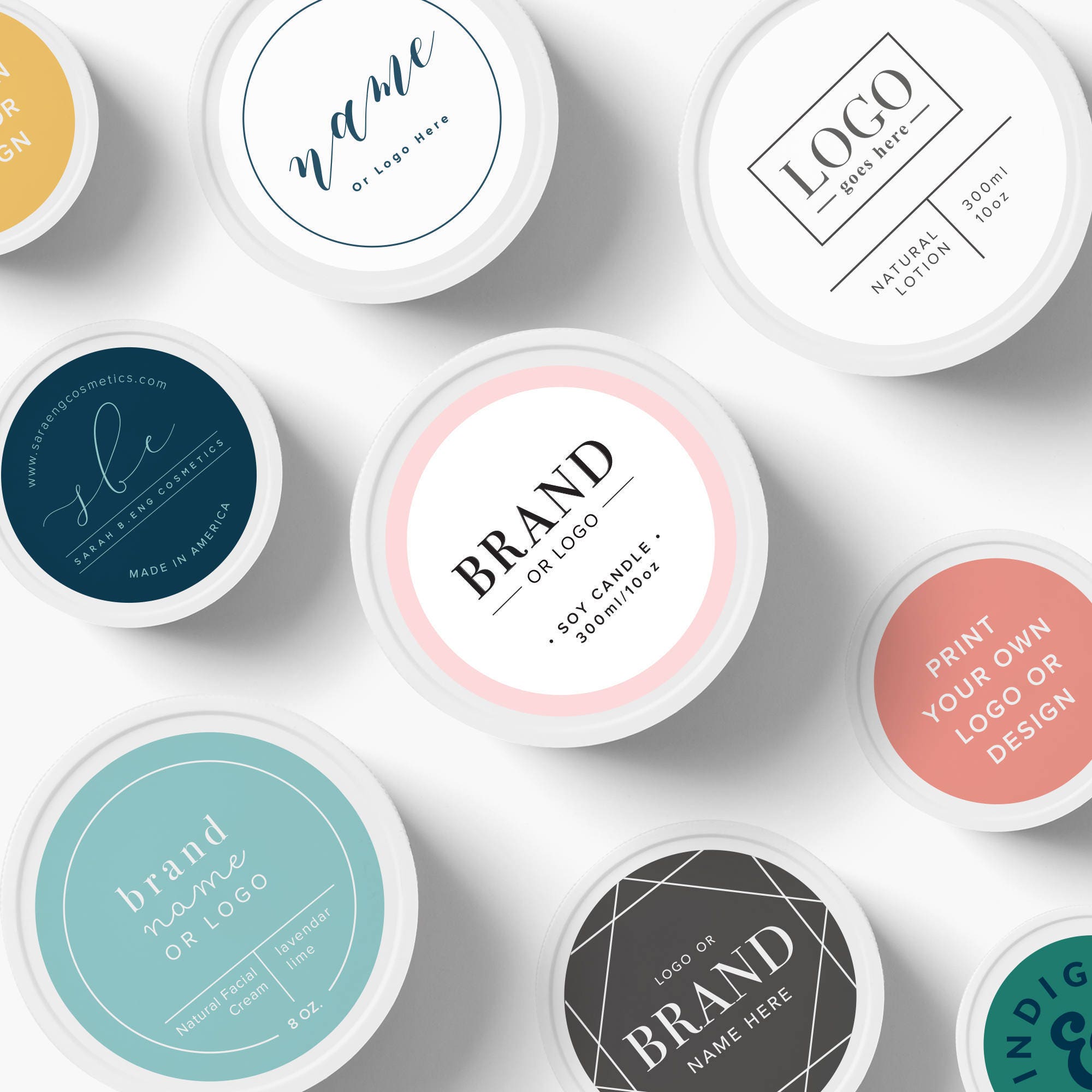 Custom Logo Stickers Custom Logo labels Custom Product Etsy