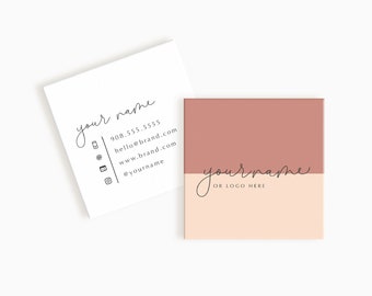 Colorful business card design | Colorblock Custom Business Cards | Premade business card | Contact Card template