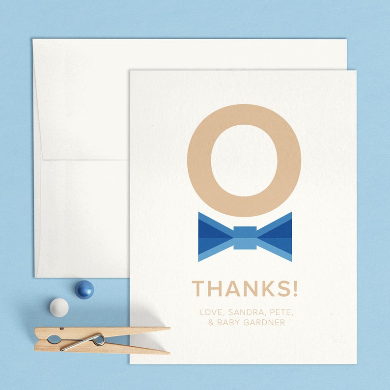 Oh Boy Thank You Cards Boy Baby Shower Thank You Cards Baby Etsy