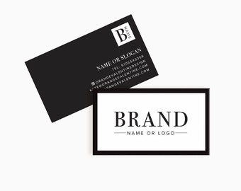 Modern Business Card Template | Custom Calling Card | Premade Business Card | Business Stationery