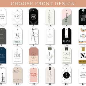 Custom Clothing Labels Clothing Tags Custom Hang Tags Custom Price Tag Custom Swing Tags image 2