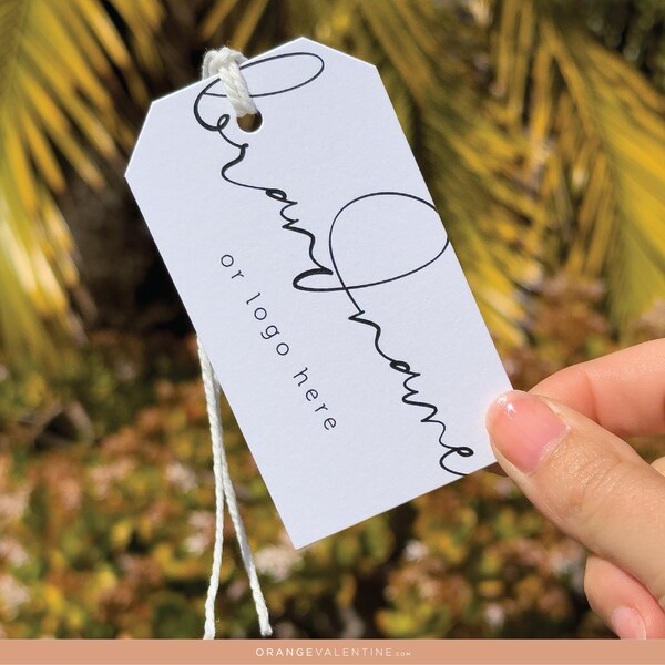 Custom clothes tag printed on premium card stock, Garment Branded labels