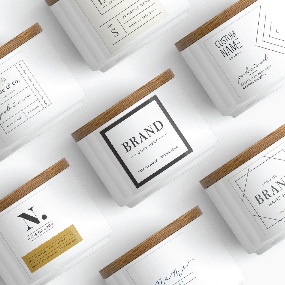 Jam Jar Labels, Mini Champagne Label, Custom Product Packaging, Custom ...